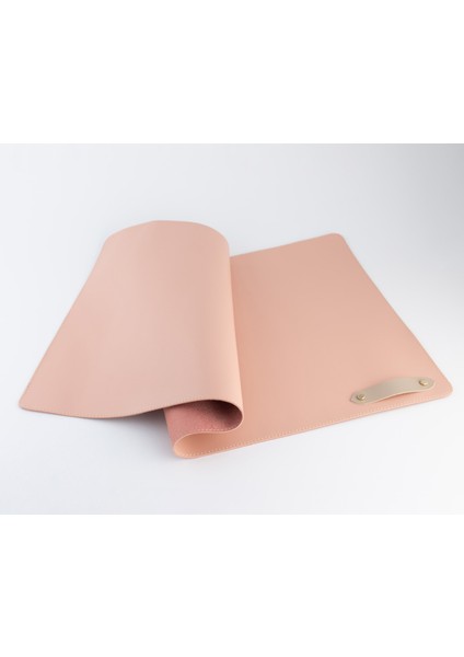 Pu Deri Geniş Masa Matı | El Yapımı Ofis Dekorasyon & Gaming Mousepad + Bardak Altlığı – 70X32 cm fırsatları