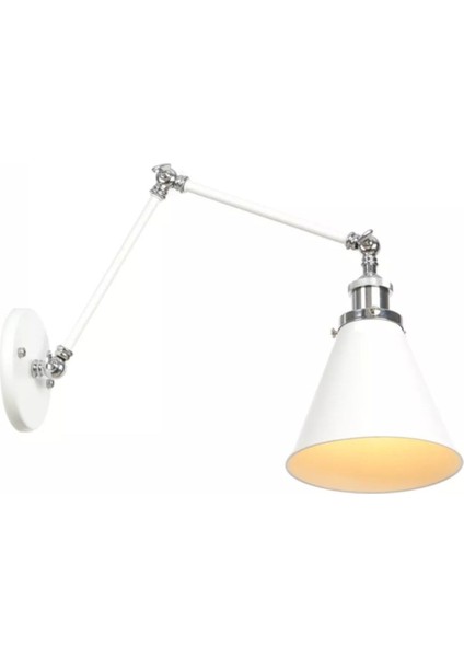 Modern beyaz metal duvar aplik, şık akrobatik tasarım, dekorasyon için ideal