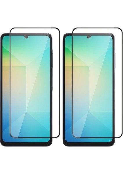 Samsung Galaxy A36 Uyumlu Kenarları Kırılmaya Dayanıklı Cam Ekran Koruyucu 2 Adet