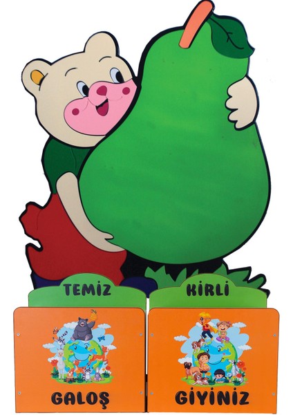 Ayı Galoşluk - Anaokulu Sınıf Mobilyası