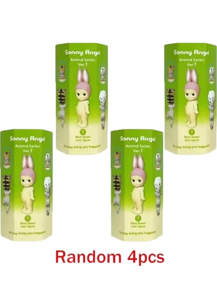 Sonny Angel Generation Kör Kutu Hayvan Ayakta Mini Anime Karakter Aksesuarları Bebek Noel Hediyesi Çocuklar Için Doğum Günü Hediyesi Renk: RANDOM4PCS (Yurt Dışından)