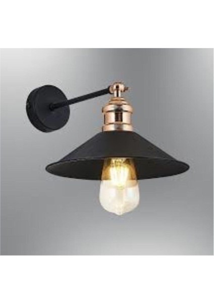 Rustik metal aplik 23cm, şık ve dayanıklı dekoratif aydınlatma seçeneği