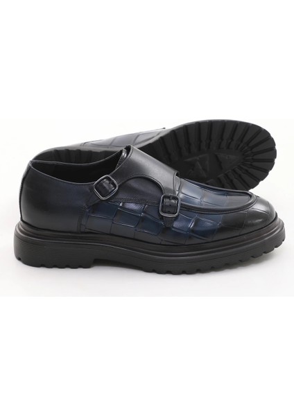 Andrey Model Çift Toka Kroko Deri Casual Ayakkabı fiyatları