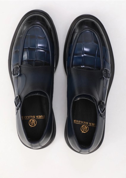 Andrey Model Çift Toka Kroko Deri Casual Ayakkabı indirimleri