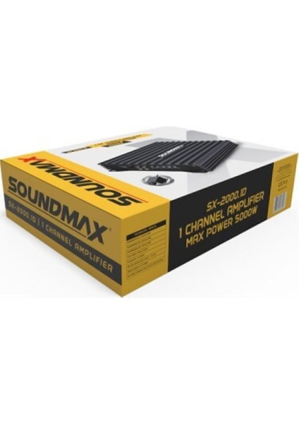 SX-2000.1 Mono Amfi 7500 Watt modelleri