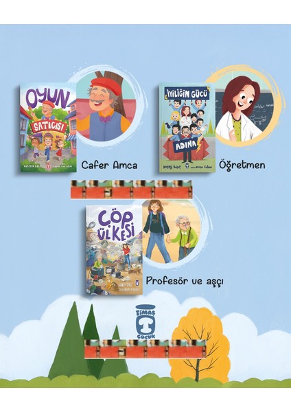 2.3.sınıf-Oyun Satıcısı, Iyiliğin Gücü Adına,çöp Ülkesi (3 Kitap)
