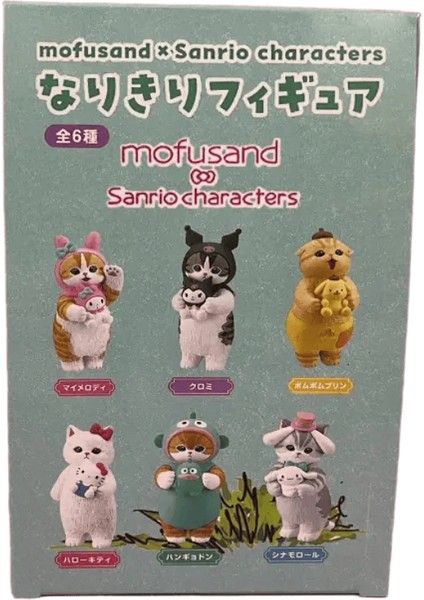Hello Kitty Sanrio Köpekbalığı Kedi Crossdressing Purin Kuromi Melodi Merman Dekorasyon Bükülmüş Yumurta Bebek Oyuncak Roman Kör Kutu Oyuncaklarrenk:1 Rastgele (Yurt Dışından)