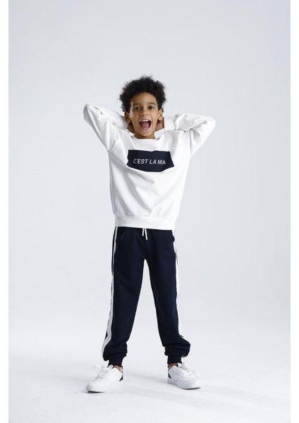 Baskılı Tek Çizgili Eşofman Takım fırsatları