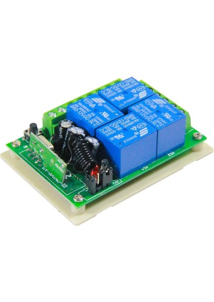 12V 433MHZ 4 Kanallı Kablosuz Kumandalı Rf Alıcılı Röle Modülü (Kutulu)