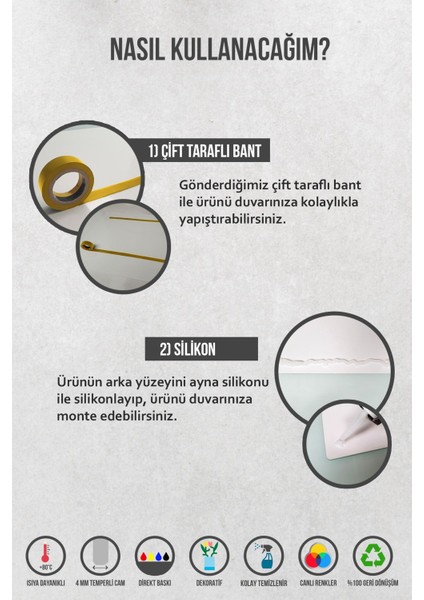6'lı Düz ve Altıgen Aynalar Takımı, şık ve kullanışlı ev dekoru, gri cam materyal modelleri