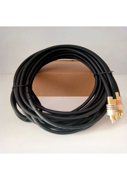 Rca Kablosu 3 Metre %100 Bakır Rca Ses Aktarım Kablosu El Yapımı 3 Metre