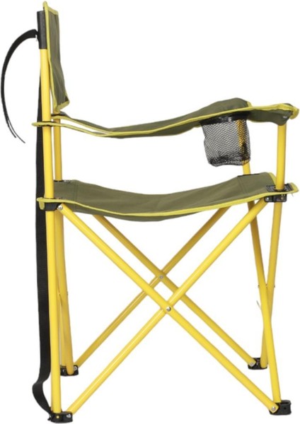 Ergonomik Katlanır Kamp Sandalyesi – Taşınabilir & Konforlu – Yeşil Renk!