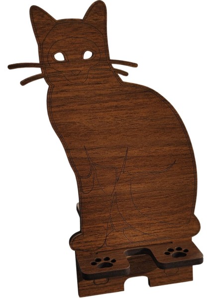 Ahşap Telefon (Tablet) TUTACAĞI|21*13CM | TT3016