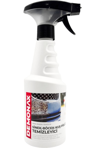 Oto ve Araç Için Sinek Böcek ve Kuş Pisliği Temizleyici 500ML