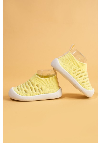 Hobyo Unisex Çocuk&bebek Şık, Esnek, Yumuşak Kaymaz Ortopedik Taban Günlük Ilk Adım Ayakkabısı&kız-Erkek Çocuk&bebek Sneaker