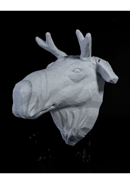 Geyik figürlü LED duvar lambası, pilli, modern ve dekoratif aydınlatma, beyaz renk modelleri