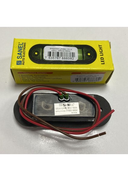 12V 6 LED Aydınlatma Seti, Beyaz ve Kırmızı Işık, E14 Duy, Plastik Malzeme fiyatları