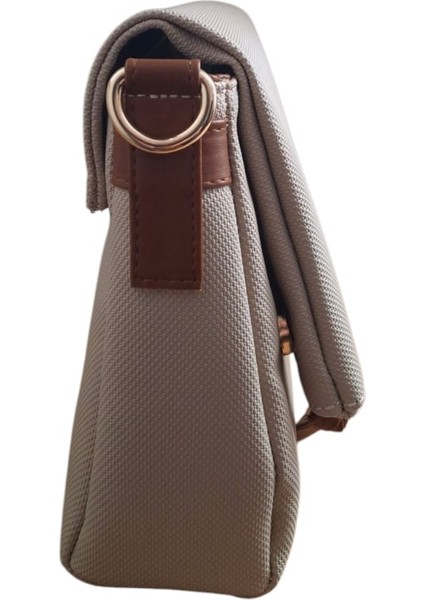 Collection Çapraz Kadın Çantası Açık Vizon- Taba 1483