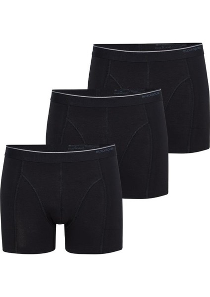 Tender Cotton 3'lü Siyah Boxer 9673 - 967