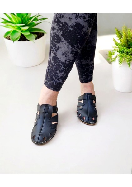 Takviyeli Jelli Burnu Kapalı Ev ve Dışarı Terliği modelleri