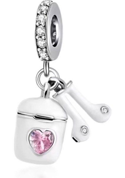 Airpod Kulaklık Sallantılı Gümüş Charm fiyatları