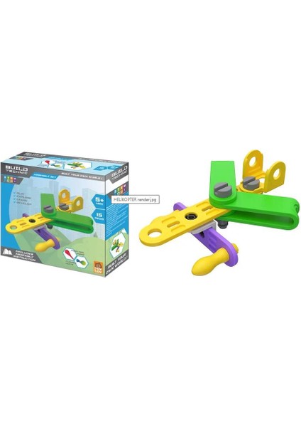 Sök Tak 15 Parça Uçak Build Technic - 4100101-2-15 (Lisinya)