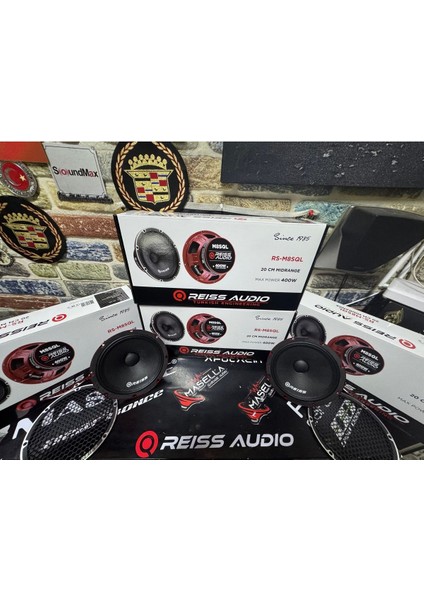 RS-M8SQL 20 cm Midrange Hoparlör 400WATT 175RMS Net Ses Isteyenlere 2025 fırsatları
