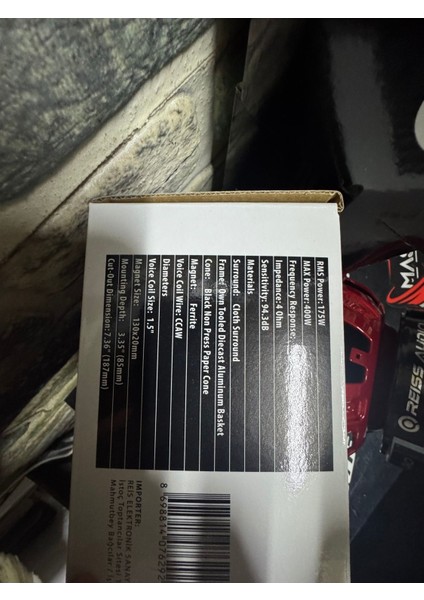 RS-M8SQL 20 cm Midrange Hoparlör 400WATT 175RMS Net Ses Isteyenlere 2025 indirimleri