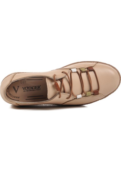 Voyager Z132 Z Bej Deri Kadın Günlük Ayakkabı fırsatları