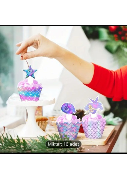 Vegas Denizkızı Temalı Cupcake ve Süslemeleri indirimleri