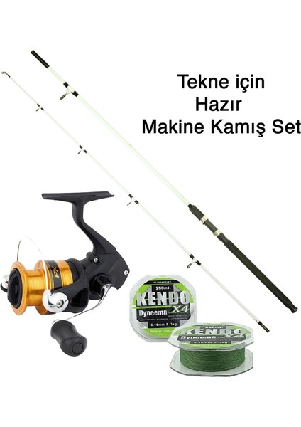 Shimano Fx 4000 Makina Captain 1.50 cm Tekne Kamış Set