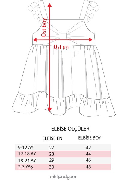 Kız Bebek Fiyonklu Yazlık Elbise fiyatları