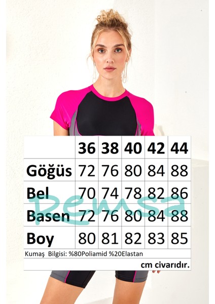 Uv Korumalı Kısa Kollu Şortlu Sörfçü Mayo Yüzücü Tulum Mayo 4158 SIYAH03 fırsatları