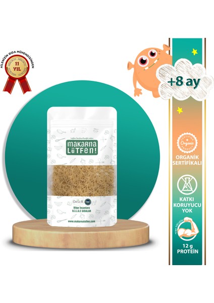 Organik Tel Şehriye (200 gram)