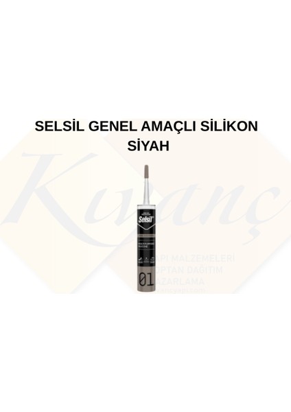 Genel Amaçlı Silikon Siyah 280 gr