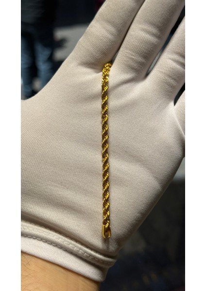 14 Ayar Altın Halat Bileklik fiyatları