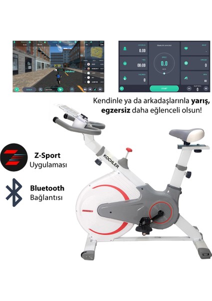 Teker Koruyucu Kapaklı Spinning Bike Kondisyon Bisikleti Ve Egzersiz Aleti - Kondisyon Aleti