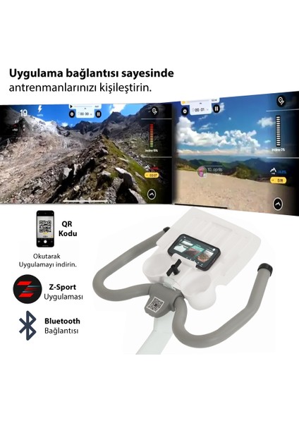 Teker Koruyucu Kapaklı Spinning Bike Kondisyon Bisikleti Ve Egzersiz Aleti - Kondisyon Aleti