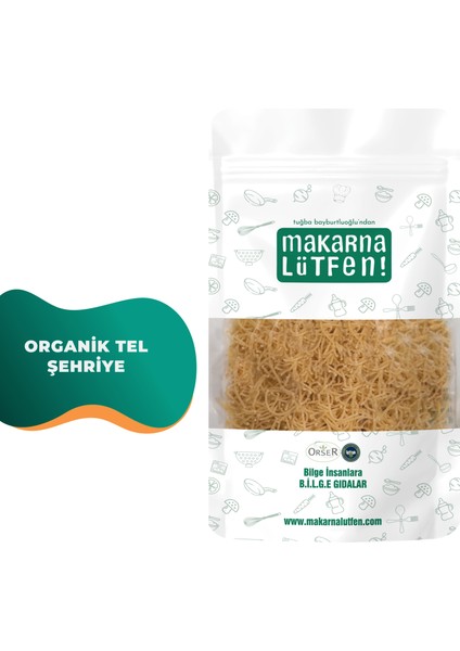 Organik Tel Şehriye (200 gram)