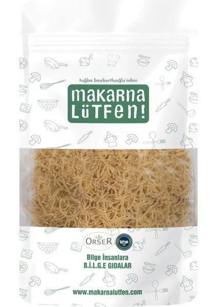 Organik Tel Şehriye (200 gram)