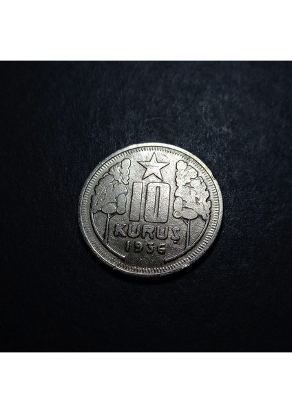 39963680E0F350E16D 1936 10KURUŞ Nadir Çıkar Ççt+ Eski Madeni Para Rr