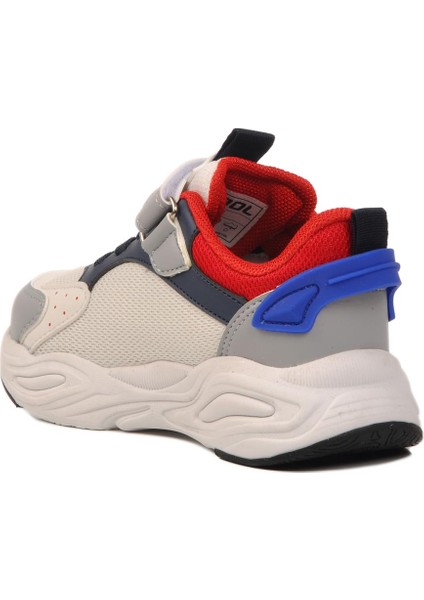 Cool Evo P Beyaz-Lacivert Hafif Esnek Çocuk Spor Ayakkabı fırsatları