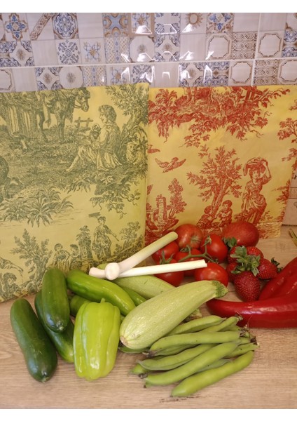 Verafood Beeswax Saklama Kesesi 2 Kese-1 Bez (30*35 Kese,35*30 Kese,25*25 Bez)