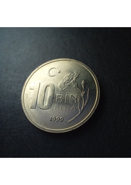 3996368014C95DAF9C 10.000 Lira 1999 Ça/çil Eski Madeni Para