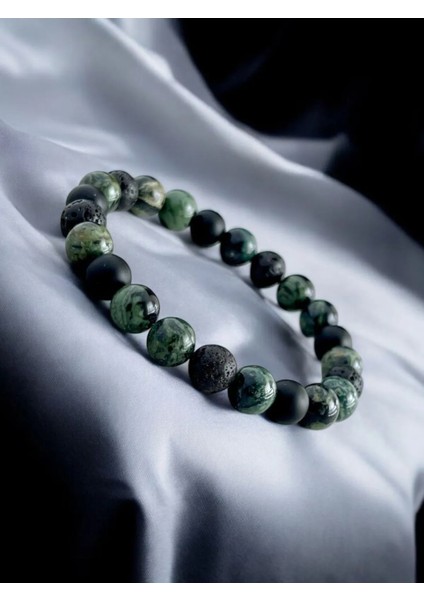 Kanbaba Jasper Oniks Lav Taşı ( Güç Cesaret) Bileklik fırsatları