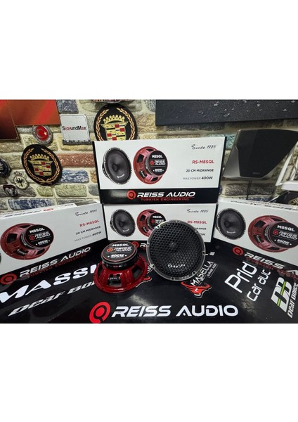 20 cm Metal Kapaklı 400 Wat 175 Rms Uyumlu Midrange M8SQL Özel Bobin fiyatları