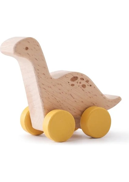 Ahşap Bebek Araba Oyuncakları Kayın Ahşap Dinozor Karikatür Arabası Teether Eğitim Montessori Oyuncaklar Diş Çıkarma Bebek Oyuncak: Tanystropheus (Yurt Dışından)