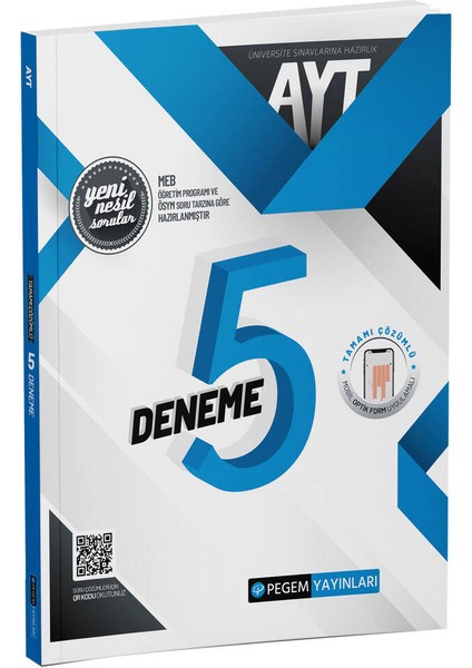 AYT Tamamı Çözümlü 5 Deneme