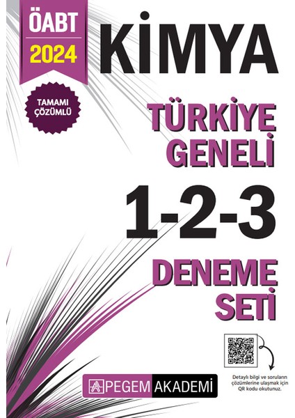 2024 KPSS ÖABT Kimya Tamamı Çözümlü Türkiye Geneli 1 - 2 - 3 Deneme Seti