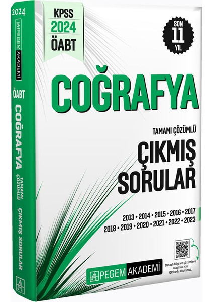 2024 KPSS ÖABT Coğrafya Tamamı Çözümlü Çıkmış Sorular